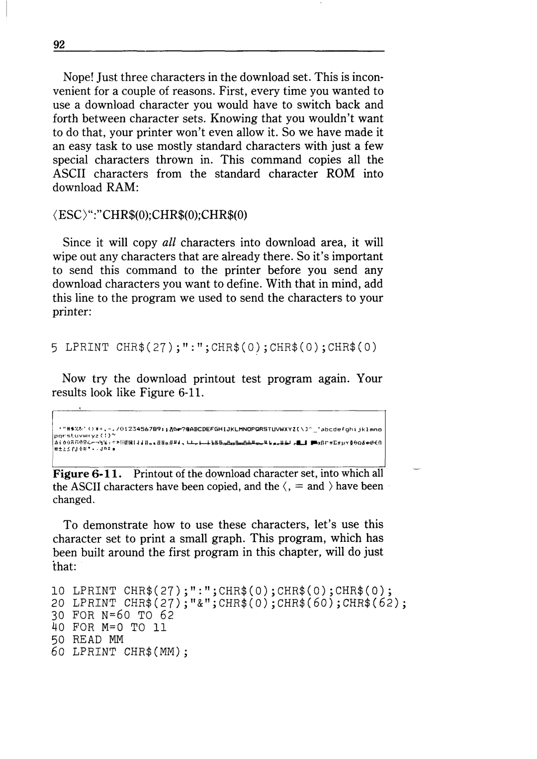 Star Micronics NX-10 user manual Read MM Lprint CHR$MM 