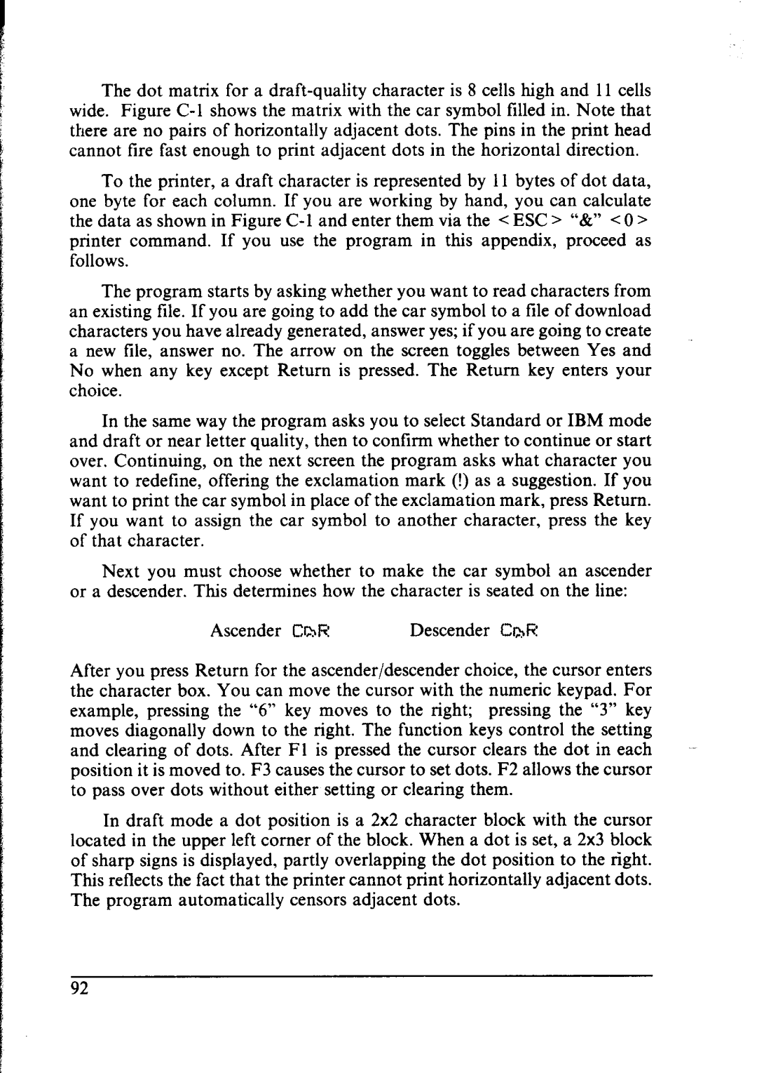 Star Micronics NX-1000 manual 