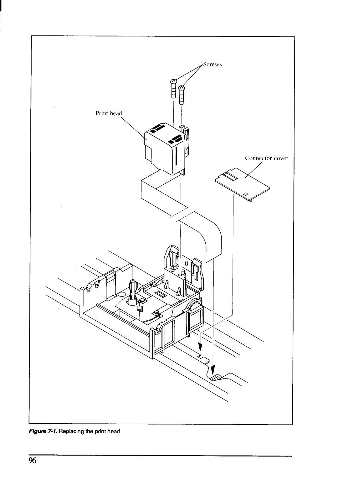 Star Micronics NX-1001 manual Cover Figwu 7-T.Replacingthe printhead 