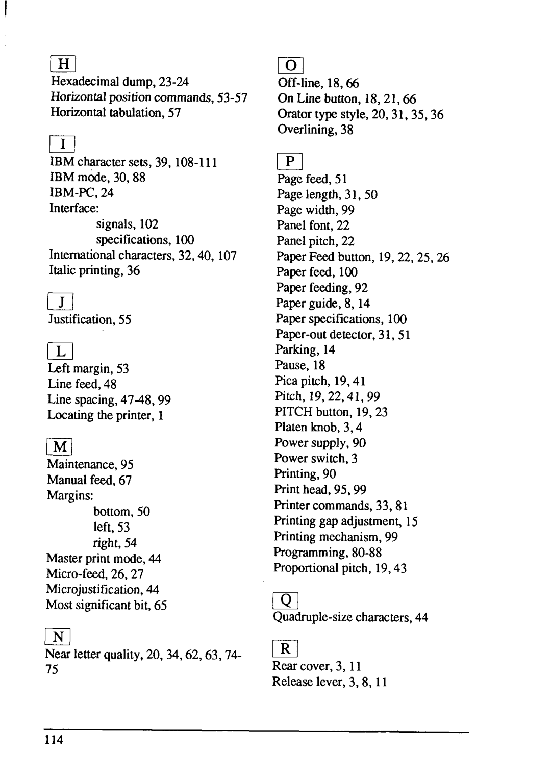 Star Micronics NX-1001 manual Iii 