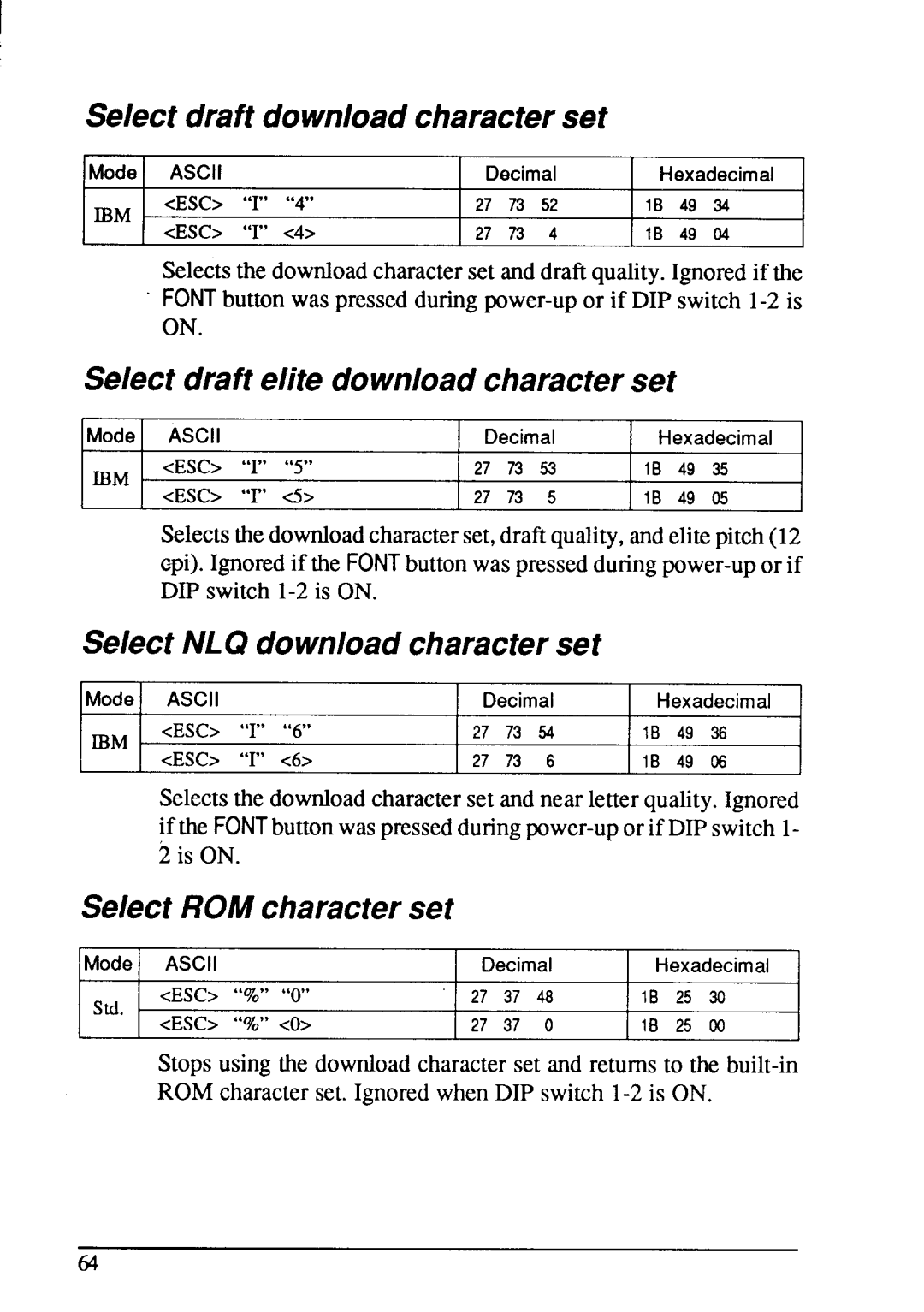 Star Micronics NX-1001 manual 