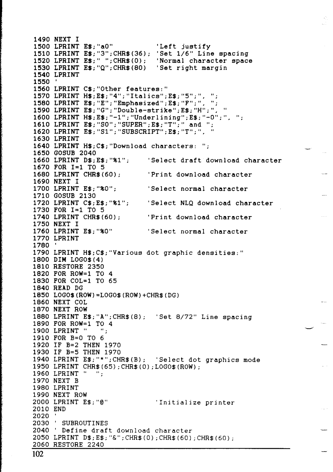 Star Micronics NX-1020 user manual 