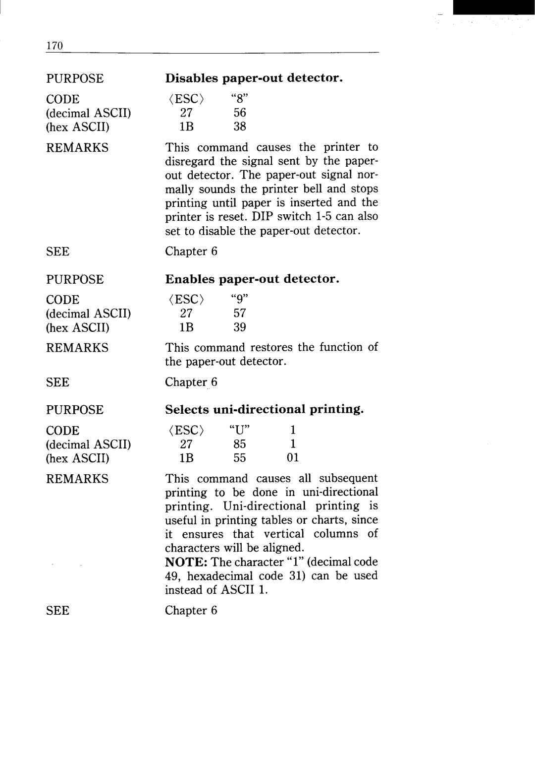 Star Micronics NX-15 user manual 27 85, Purpose 