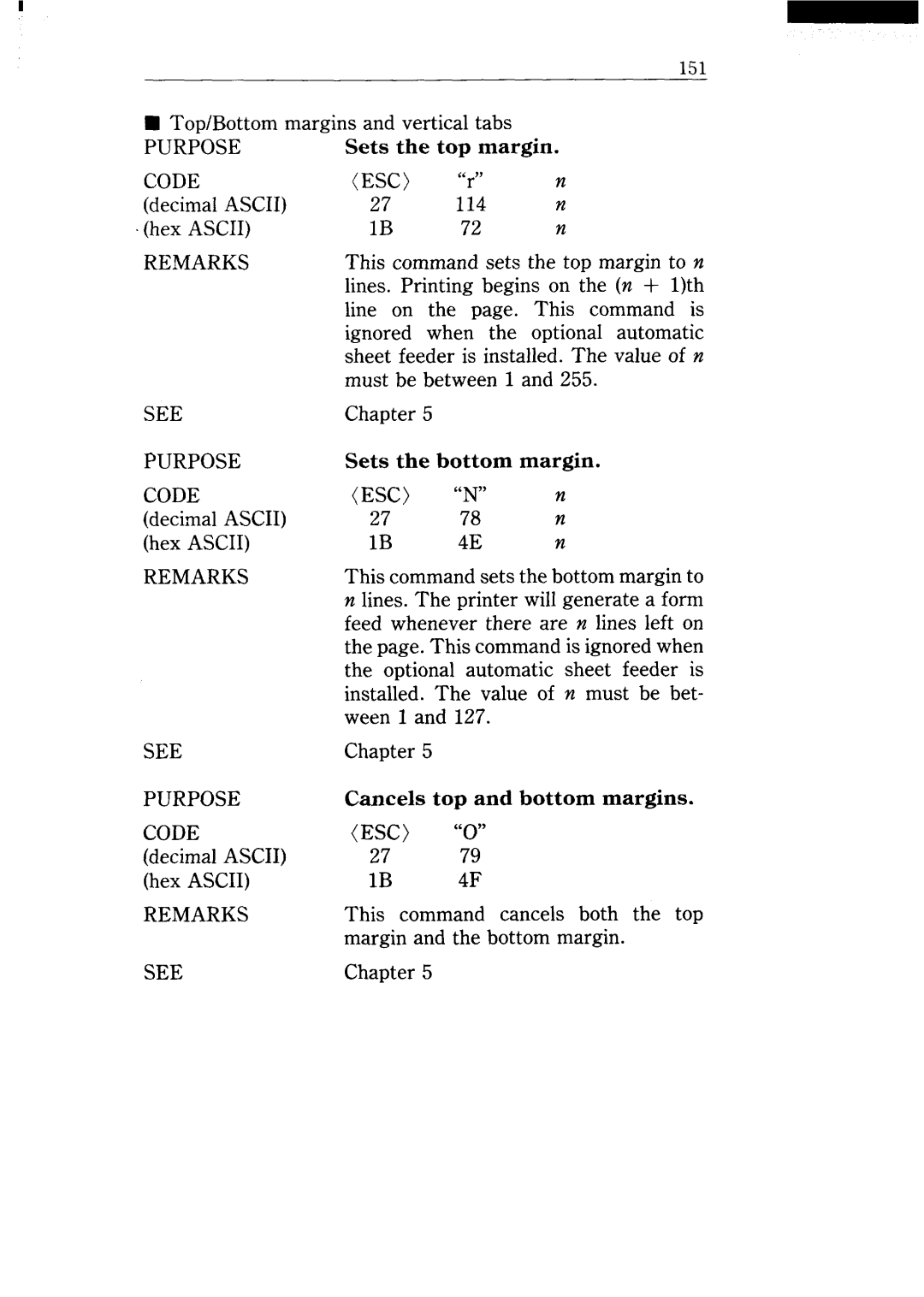 Star Micronics NX-15 user manual Re.Marks, IB 4F 