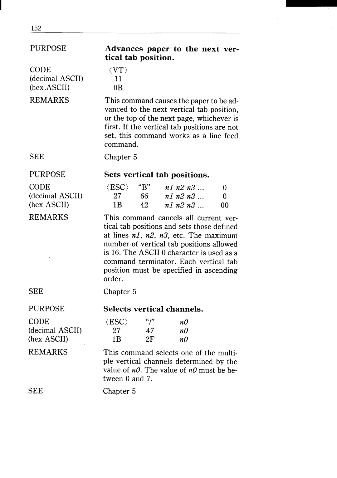 Star Micronics NX-15 user manual N2 n3 