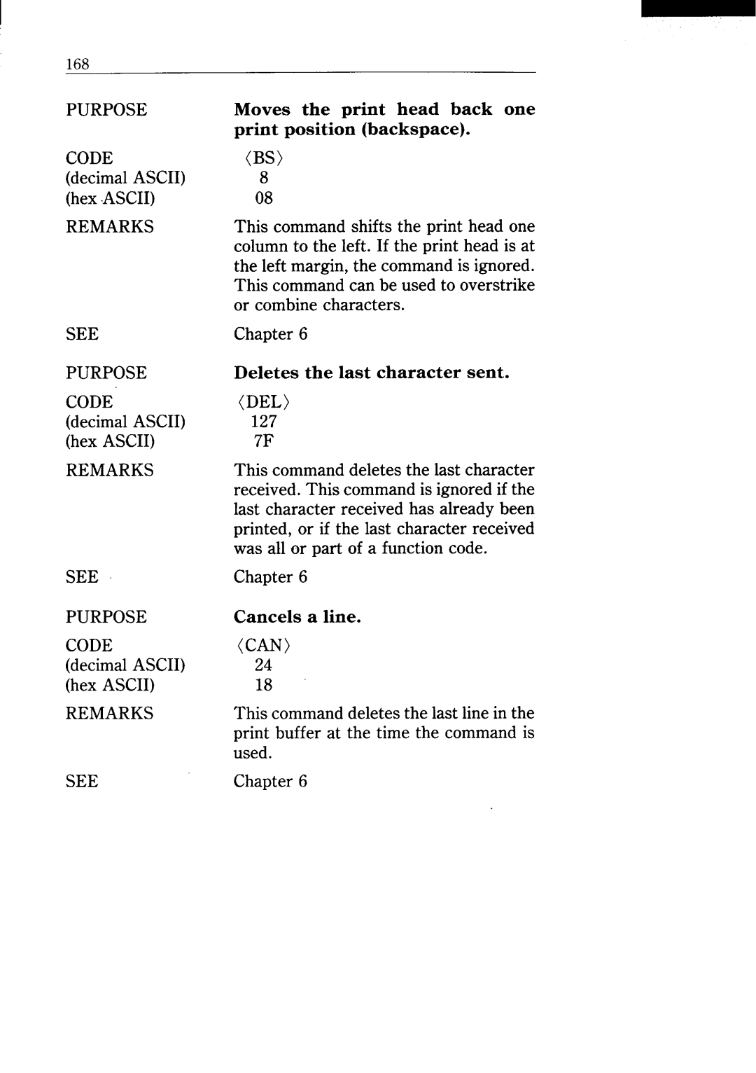 Star Micronics NX-15 user manual Remarks See, Del 