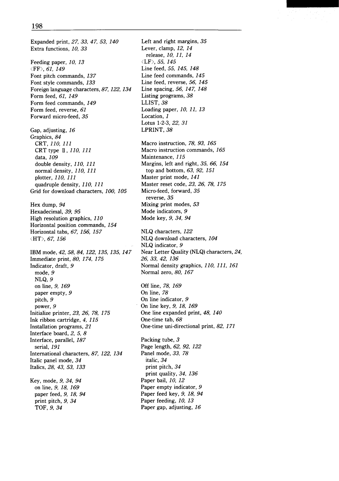 Star Micronics NX-15 user manual TOF, 9 