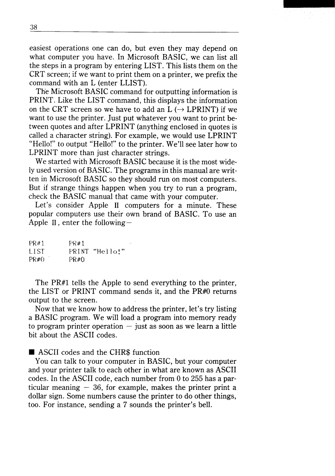 Star Micronics NX-15 user manual Print Hel 