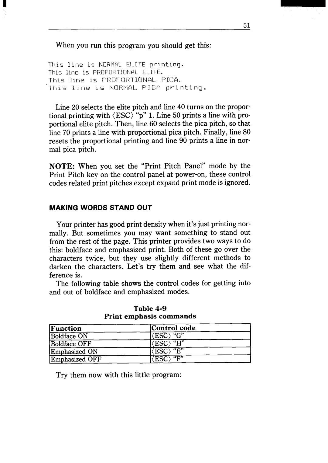 Star Micronics NX-15 user manual Try them now with this little program 