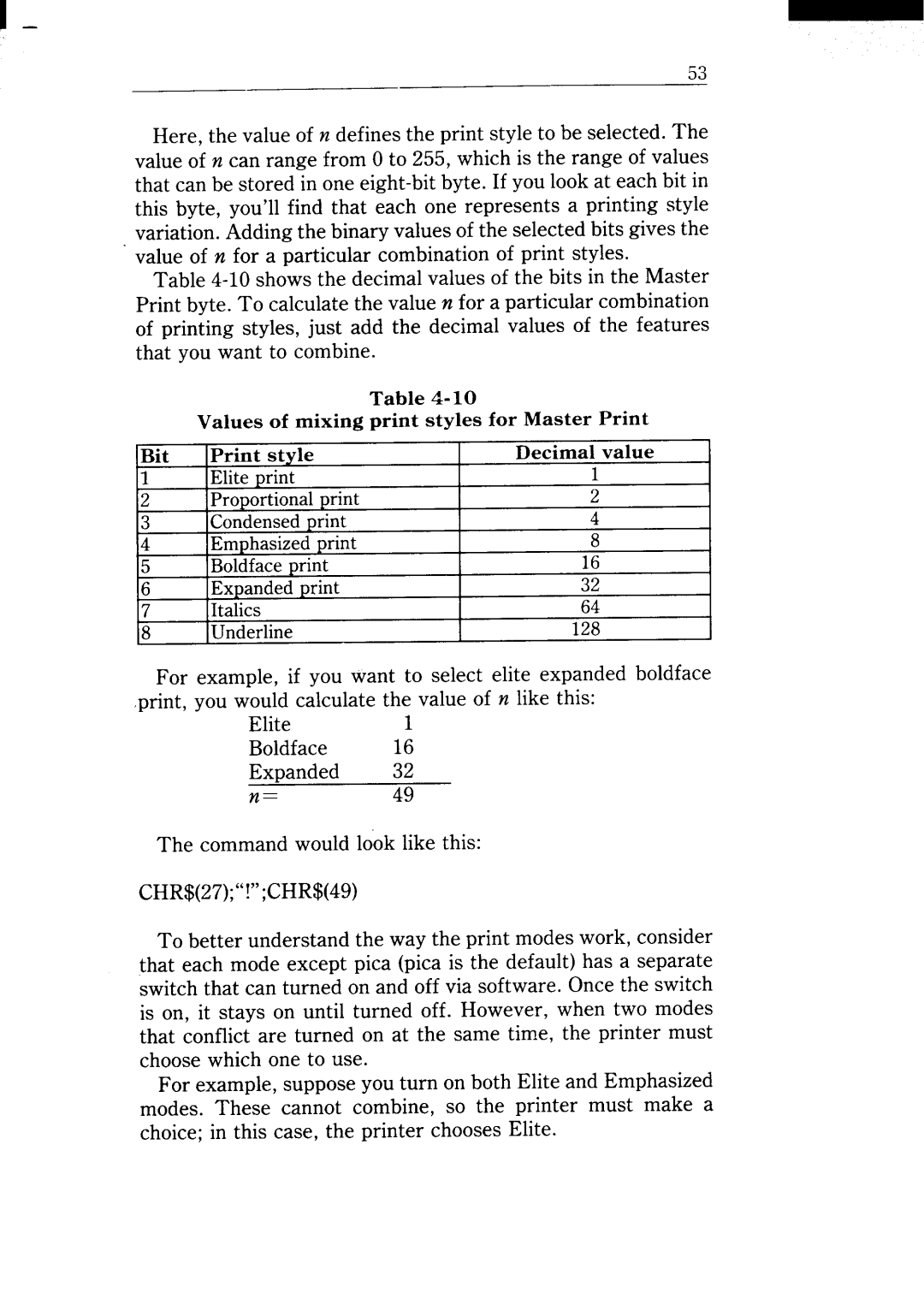 Star Micronics NX-15 user manual 