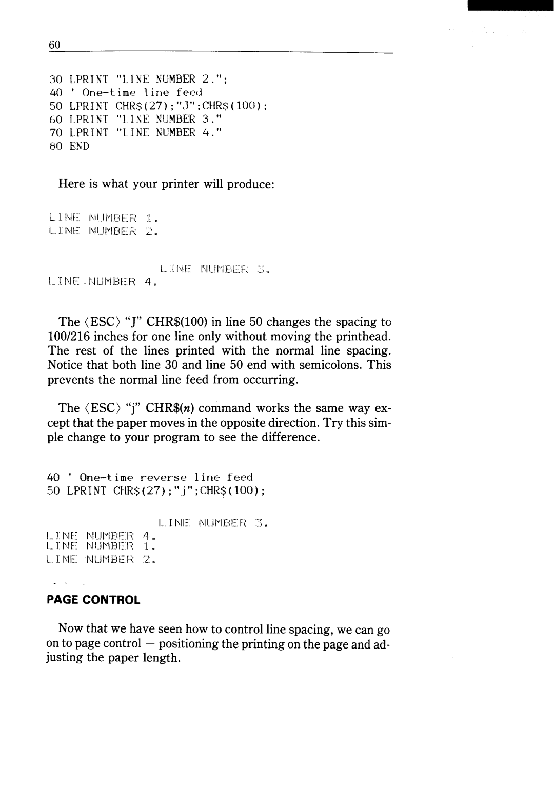 Star Micronics NX-15 user manual Control 