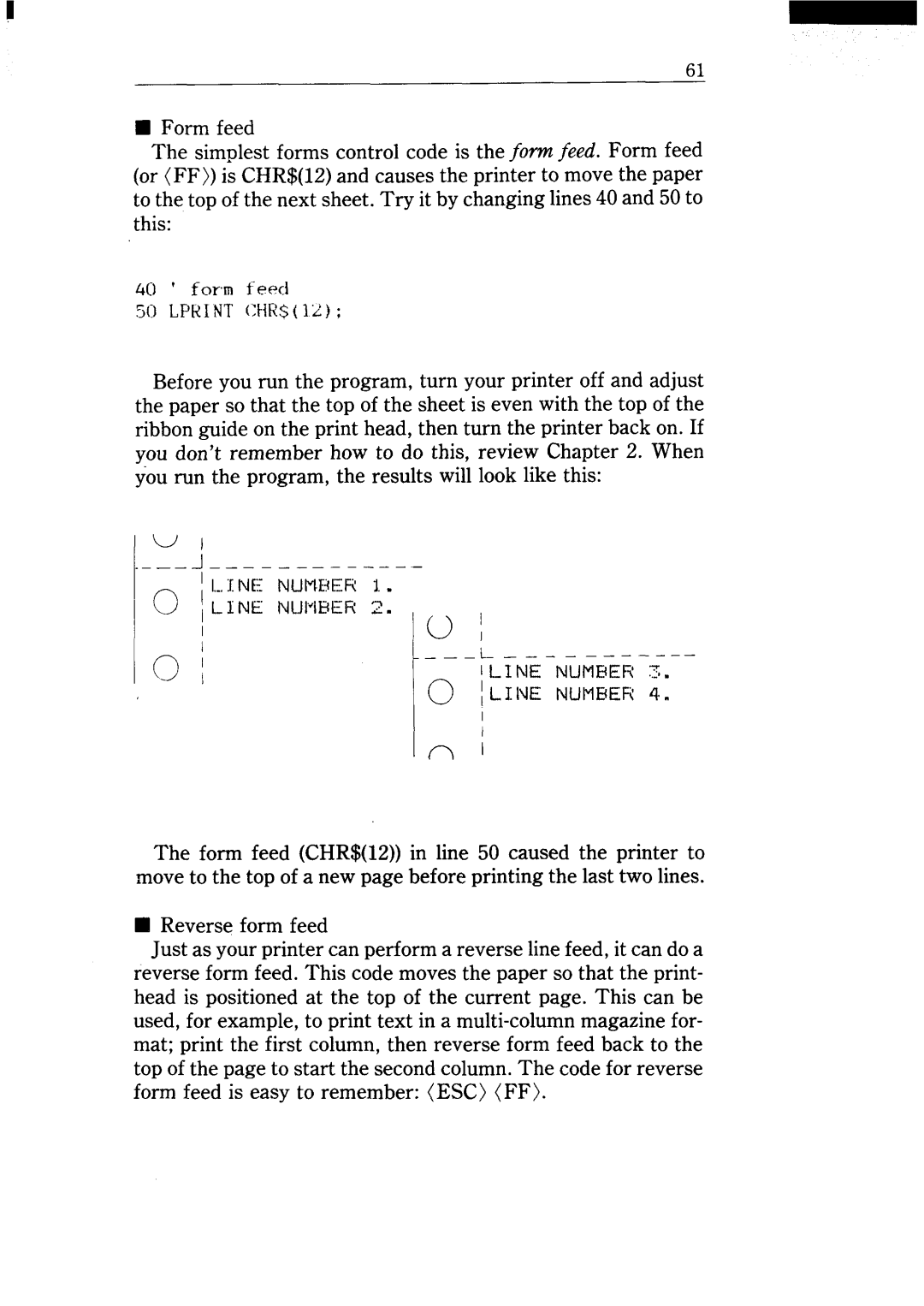 Star Micronics NX-15 user manual ~L INE Number 