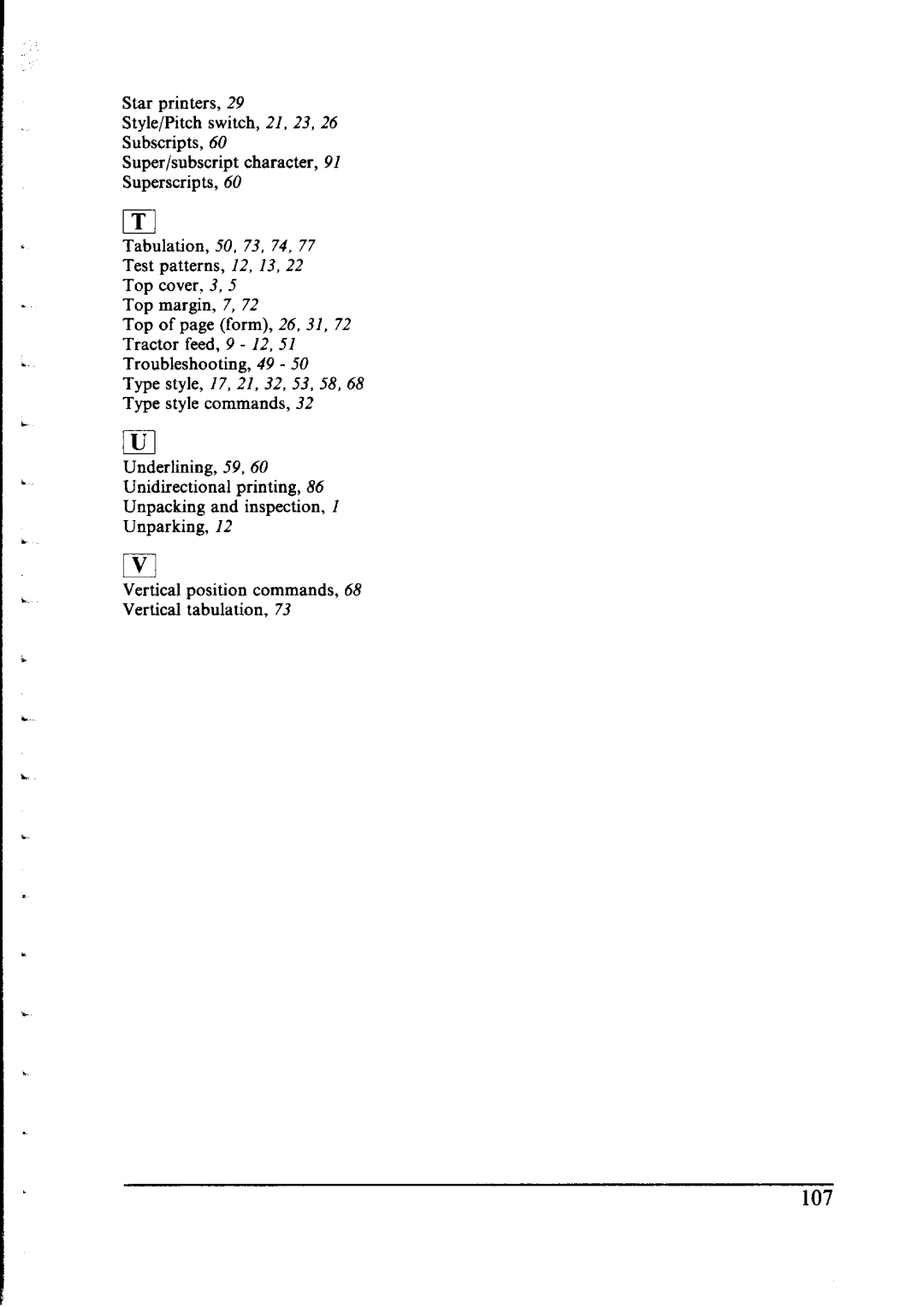 Star Micronics NX-2400 user manual 107 