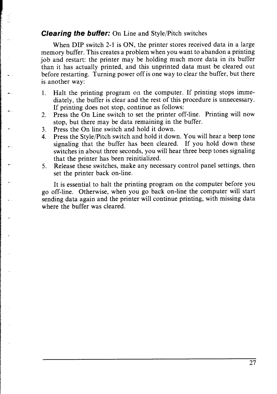 Star Micronics NX-2400 user manual 