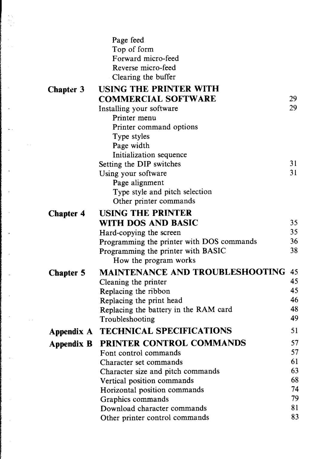 Star Micronics NX-2400 user manual With DOS and Basic 