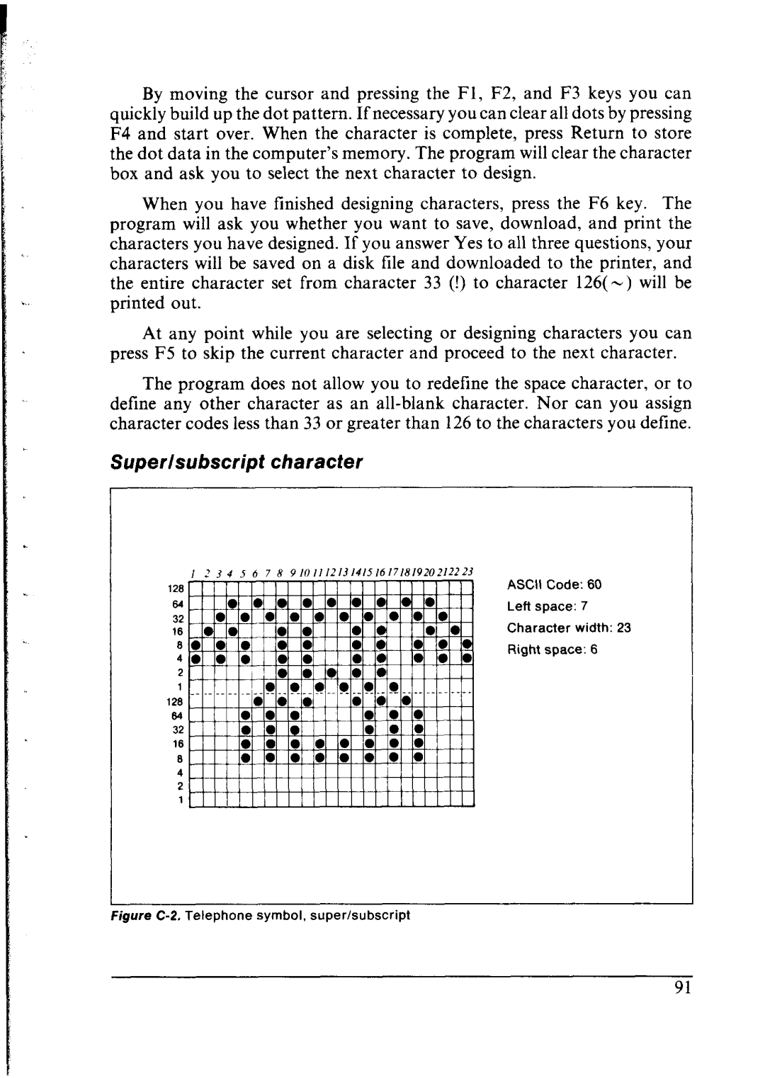 Star Micronics NX-2400 user manual Super/subscript character 