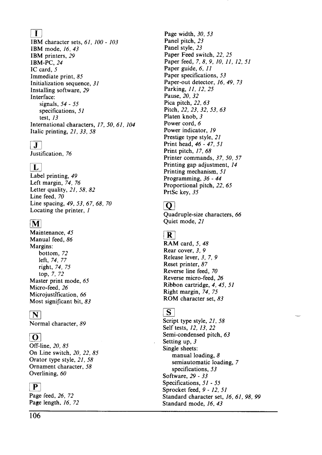 Star Micronics NX-2410 user manual Irl 