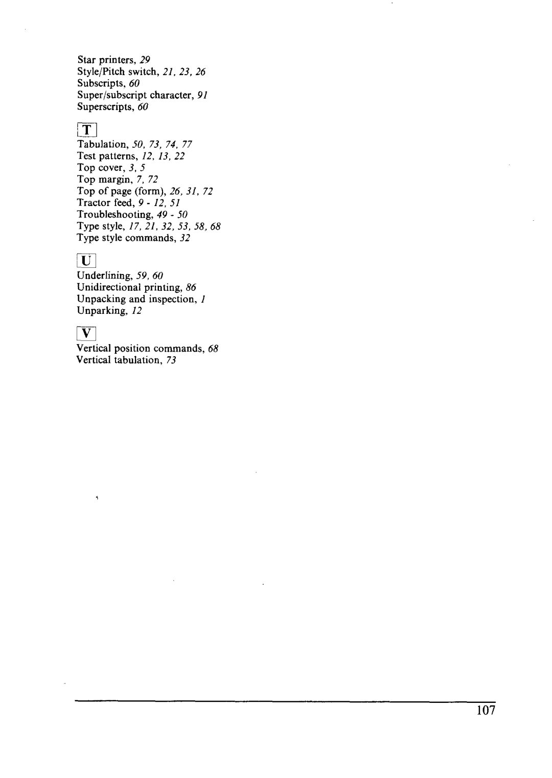 Star Micronics NX-2410 user manual 107 