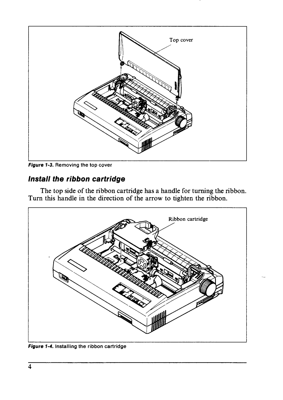 Star Micronics NX-2410 user manual Install the ribbon cartridge 