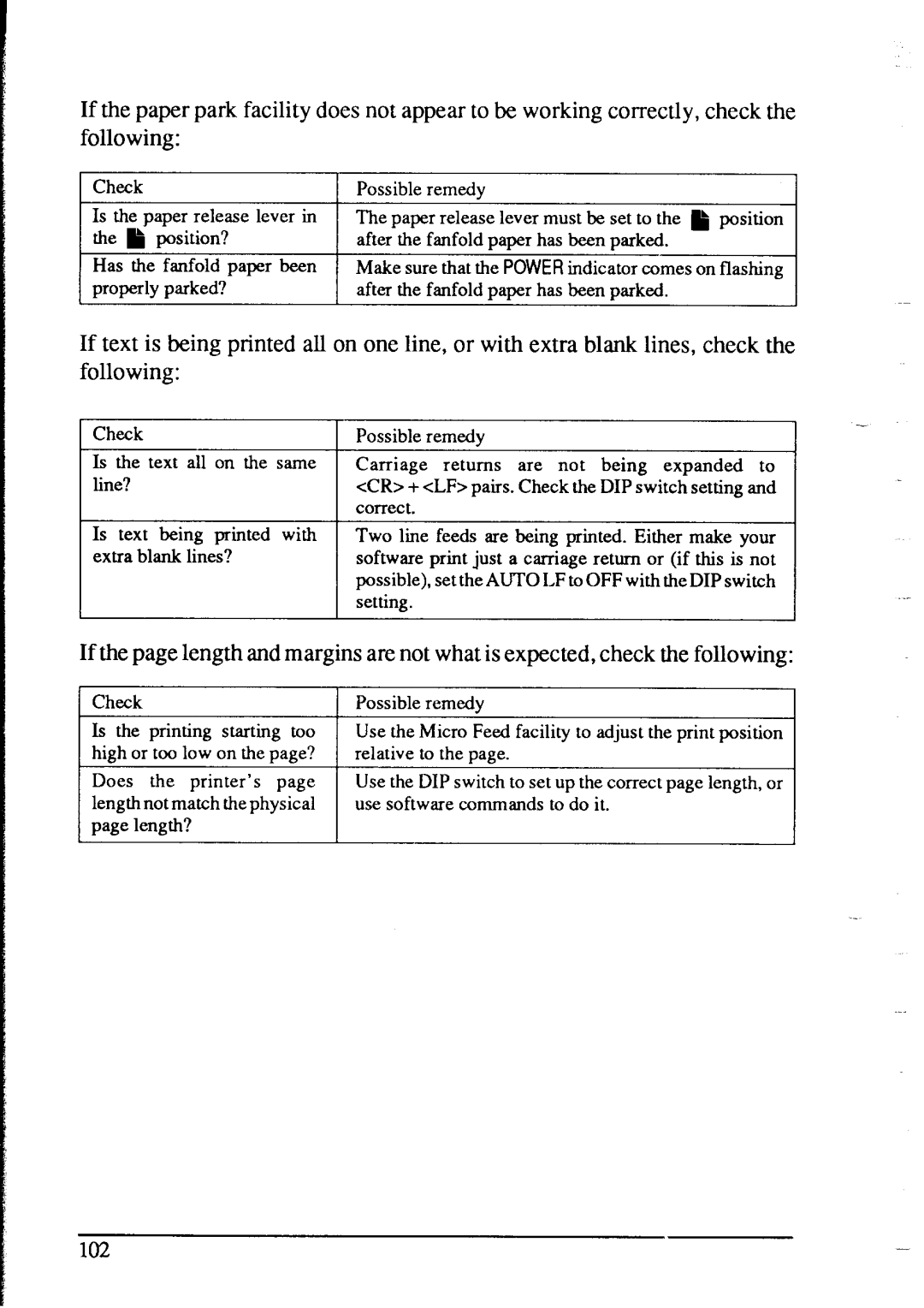 Star Micronics NX-2415 user manual 102 