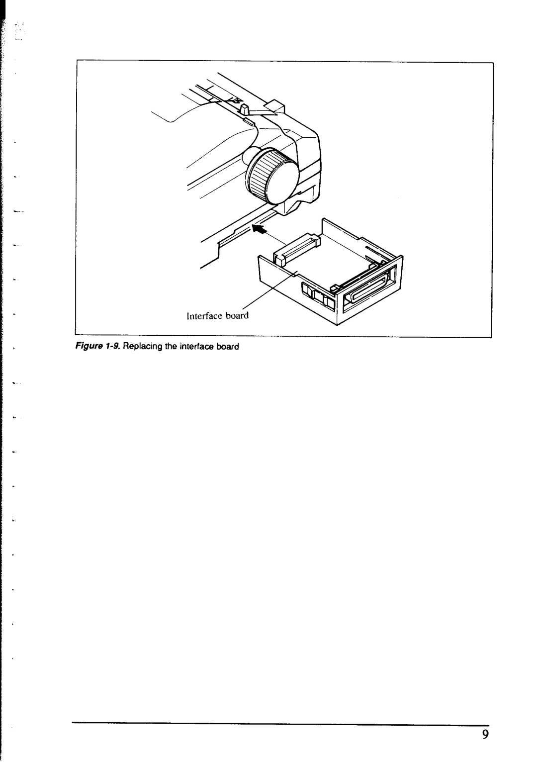 Star Micronics NX-2415 user manual Figure I-9.Replacing the interface board 