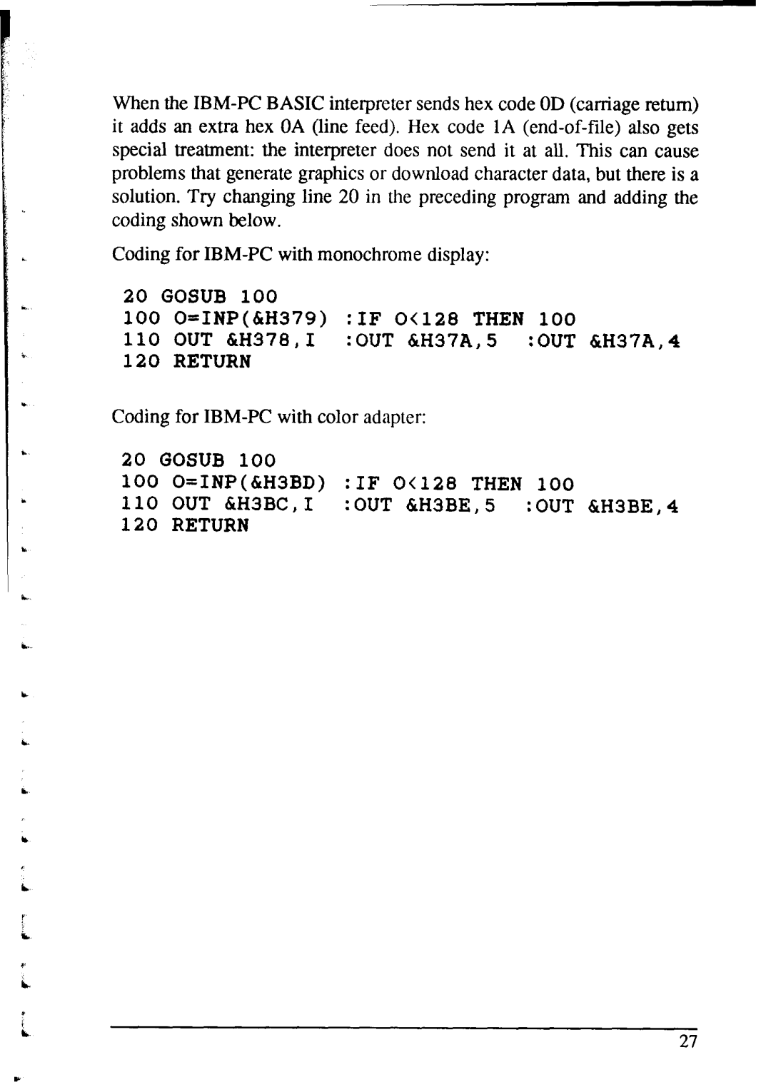 Star Micronics NX-2415 user manual Return 