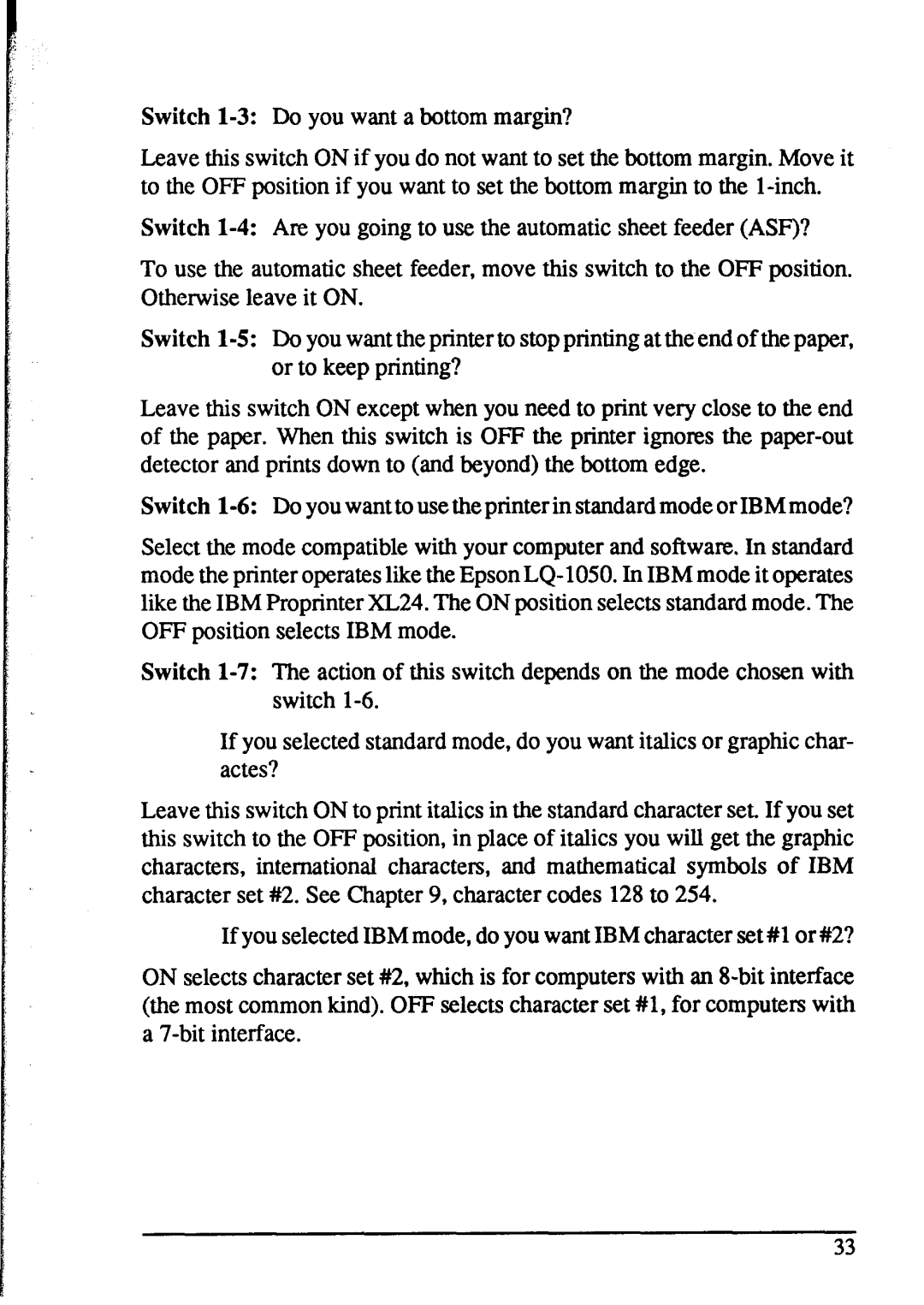 Star Micronics NX-2415 user manual 