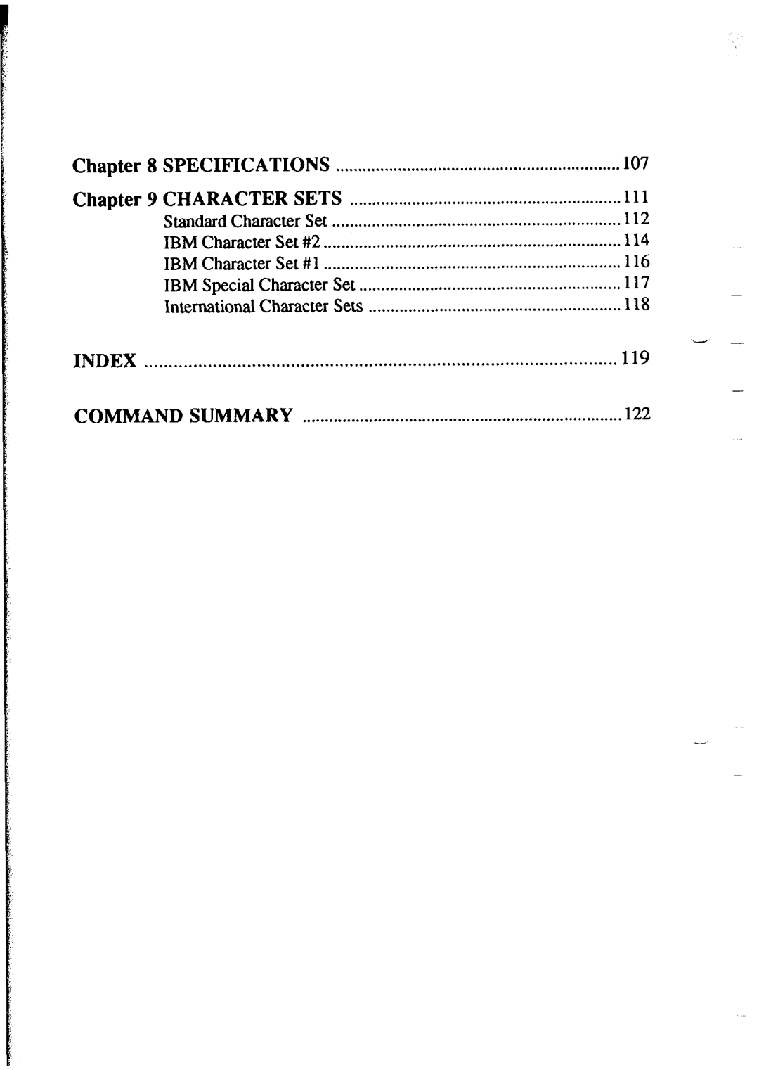 Star Micronics NX-2415 user manual Specifications 