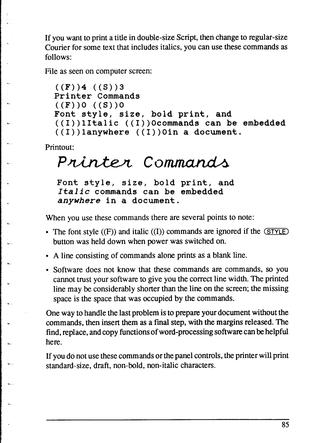 Star Micronics NX-2415 user manual Cow 