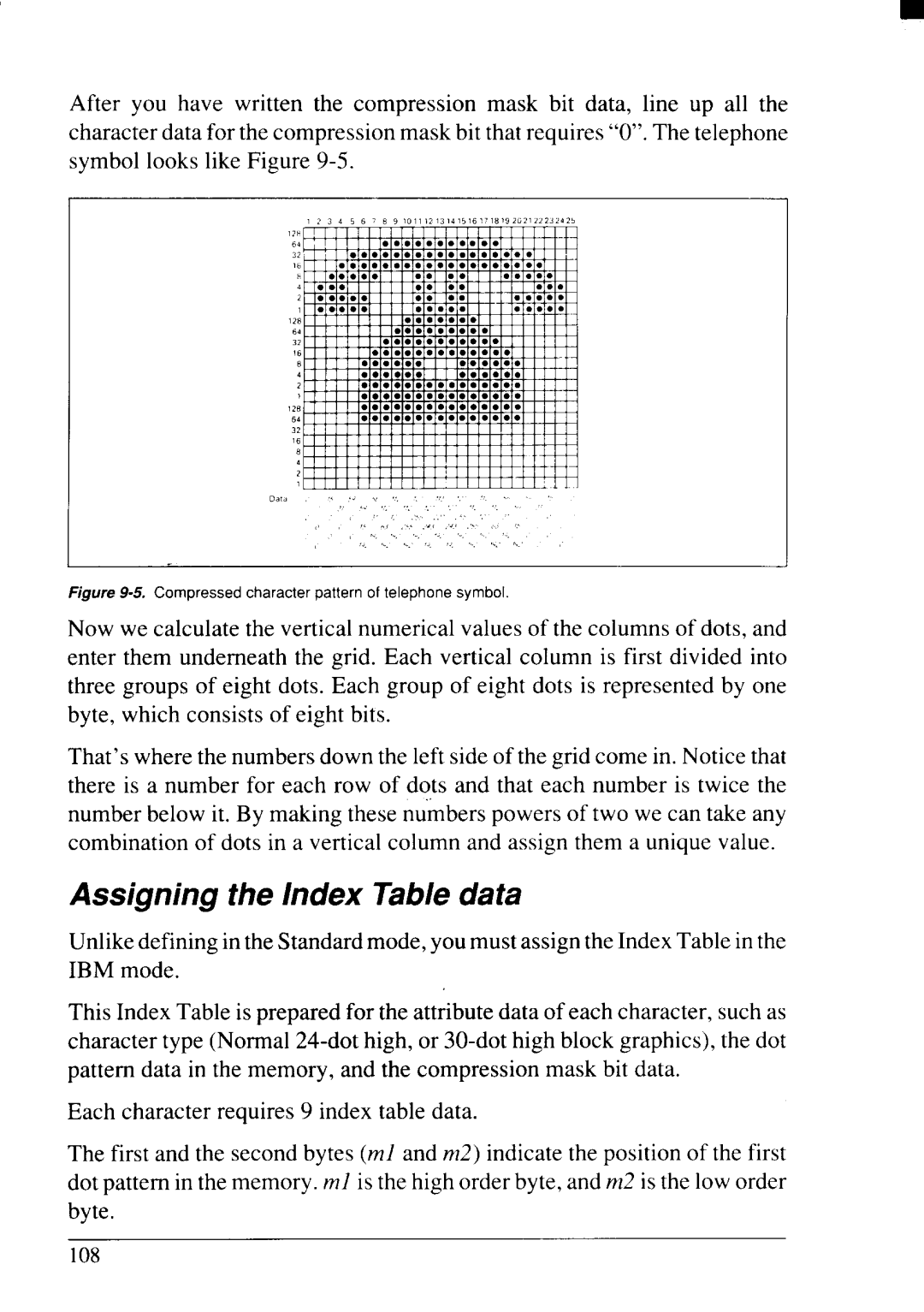 Star Micronics NX-2415II user manual Assigning the Index Table data 