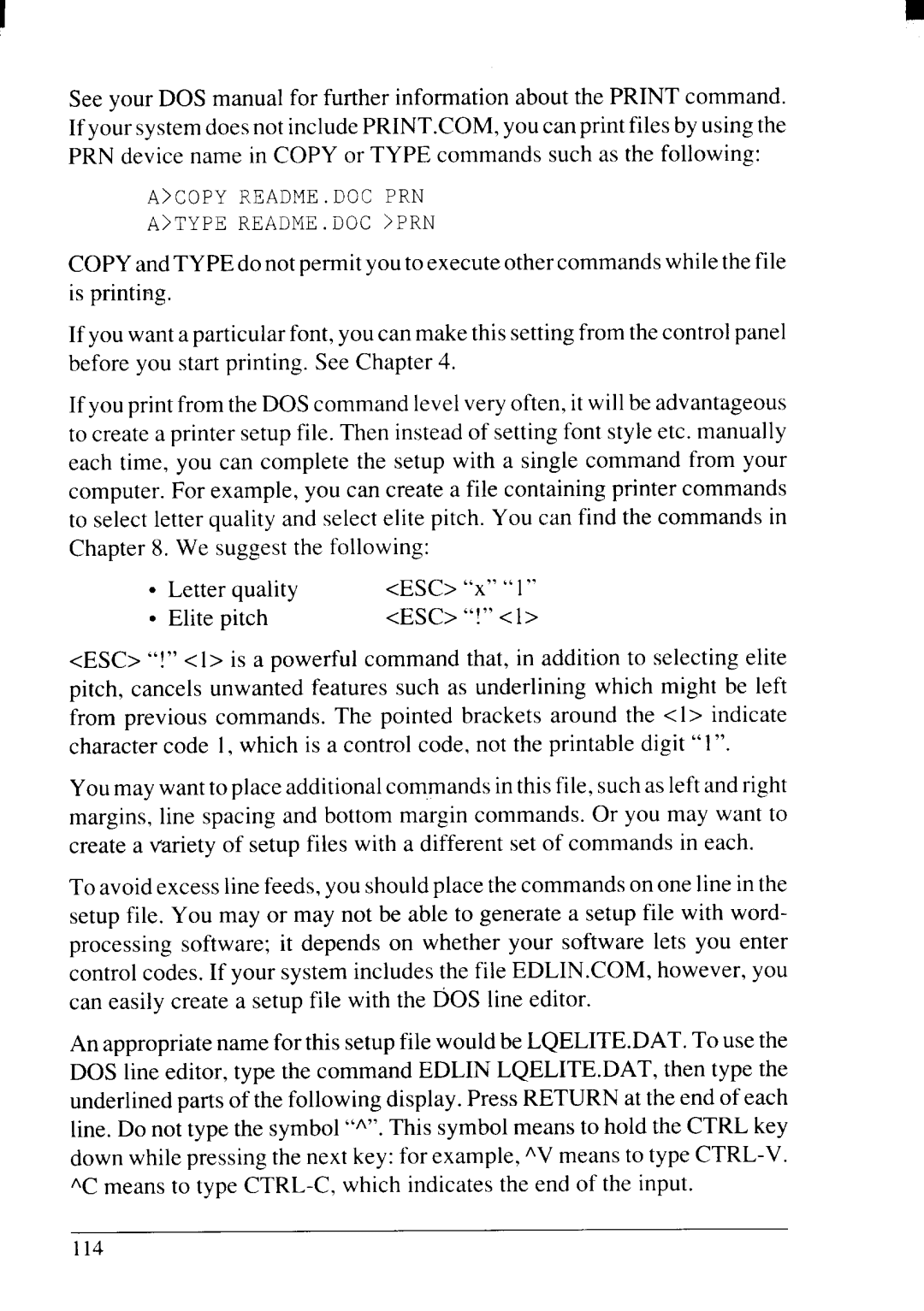 Star Micronics NX-2415II user manual Acopy Readme .DOC PRN 