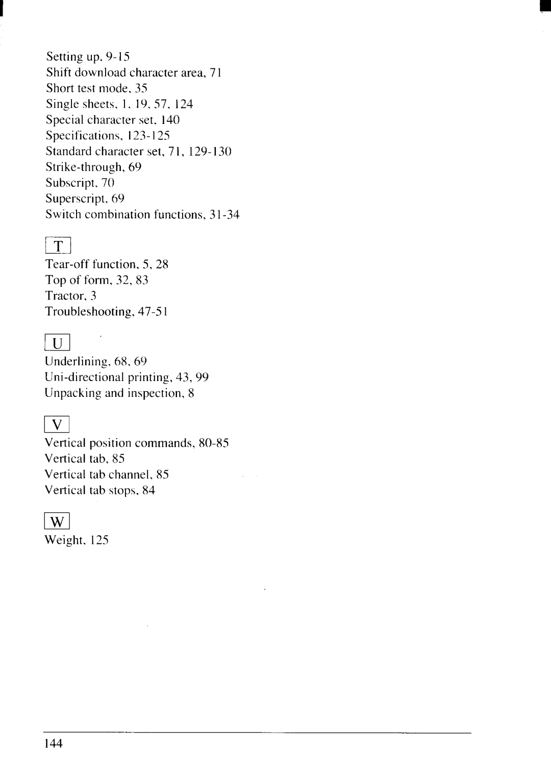 Star Micronics NX-2415II user manual Switch c 