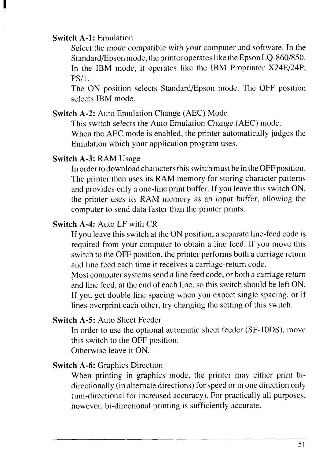 Star Micronics NX-2430 manual 