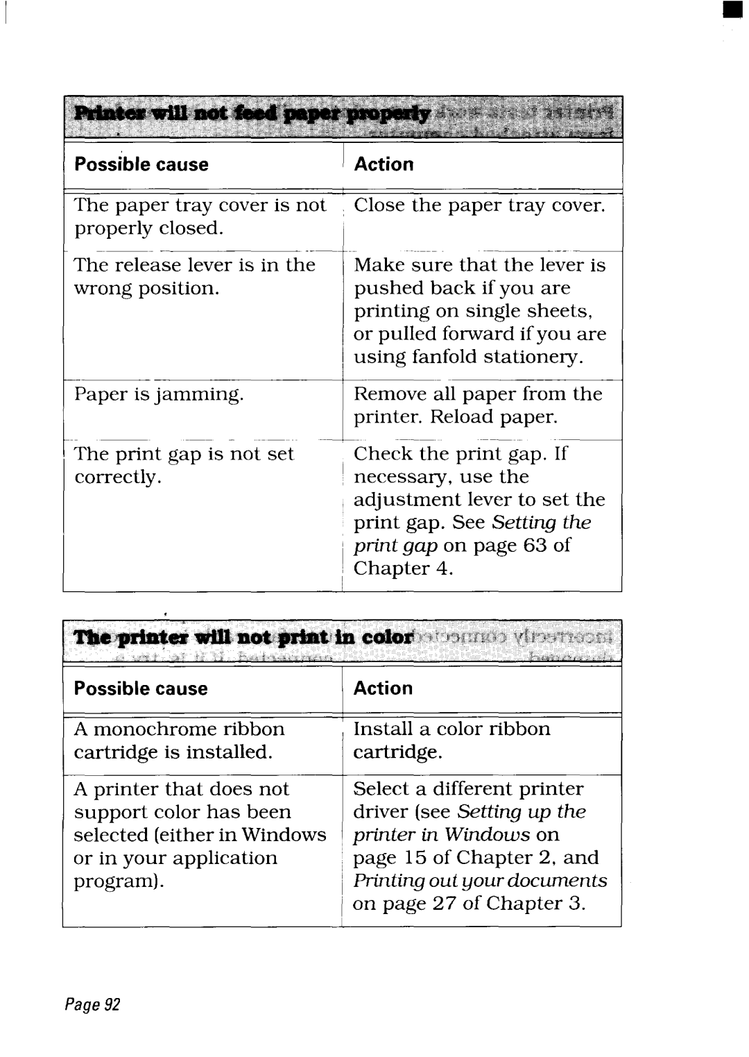 Star Micronics NX-2450 manual Page92 