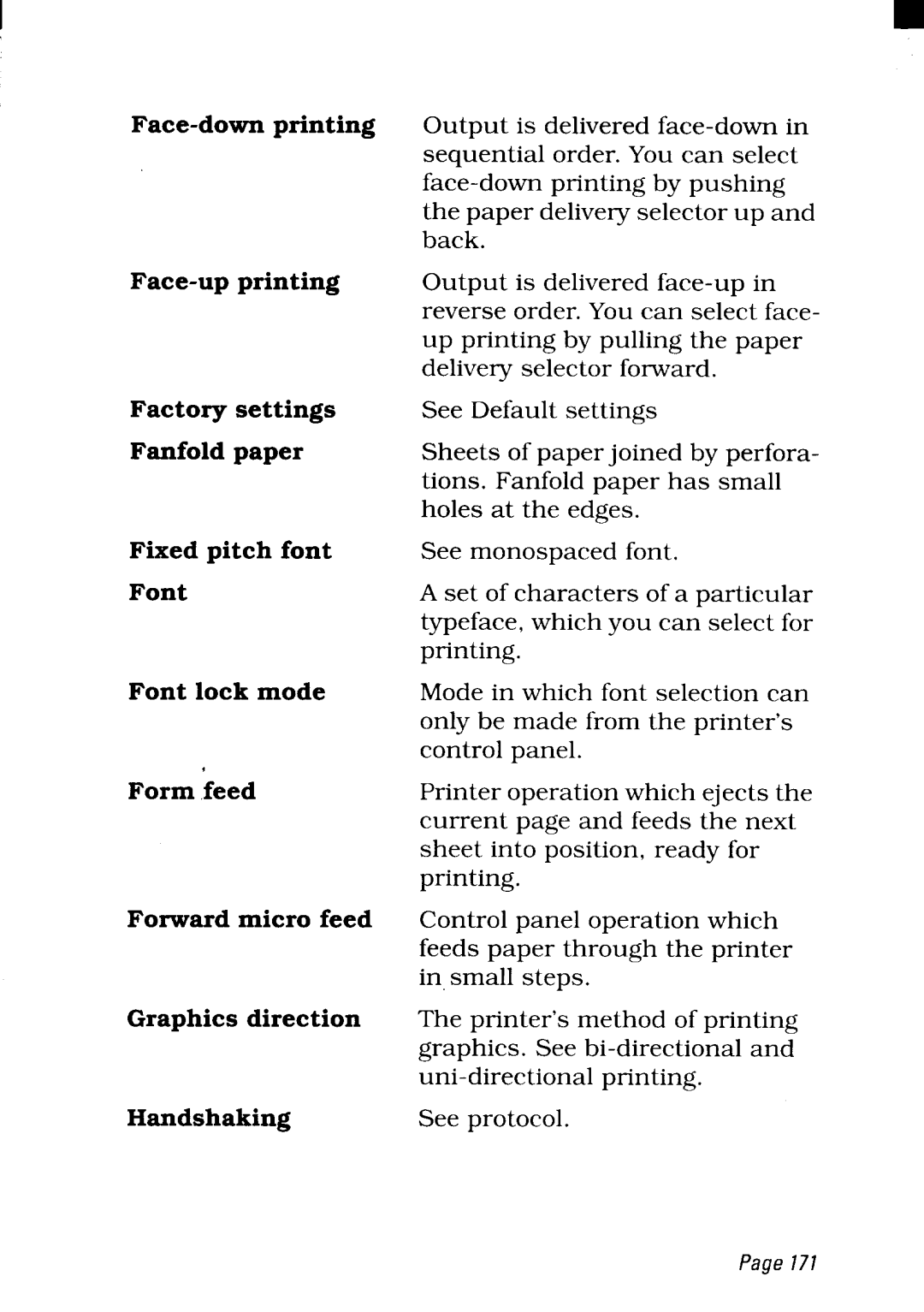 Star Micronics NX-2450 manual Page171 