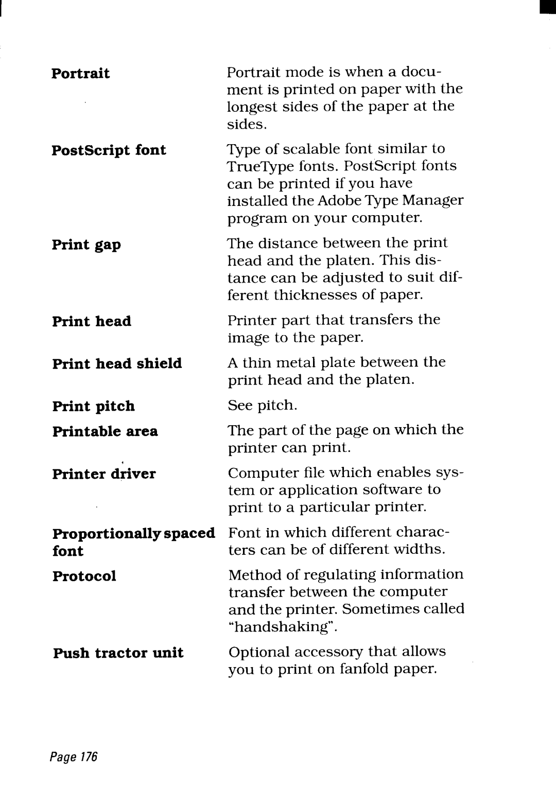 Star Micronics NX-2450 manual Page176 