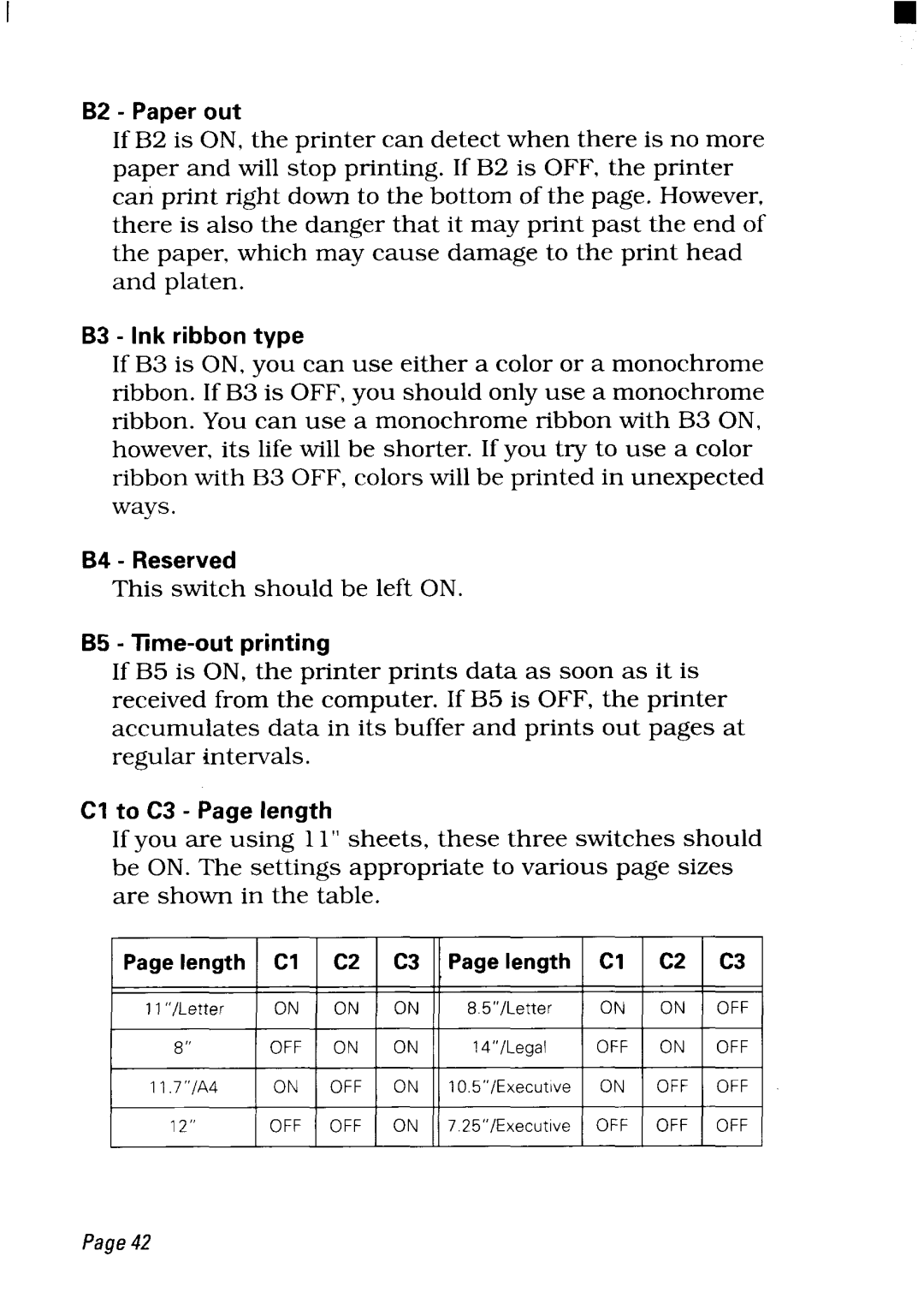 Star Micronics NX-2450 manual 