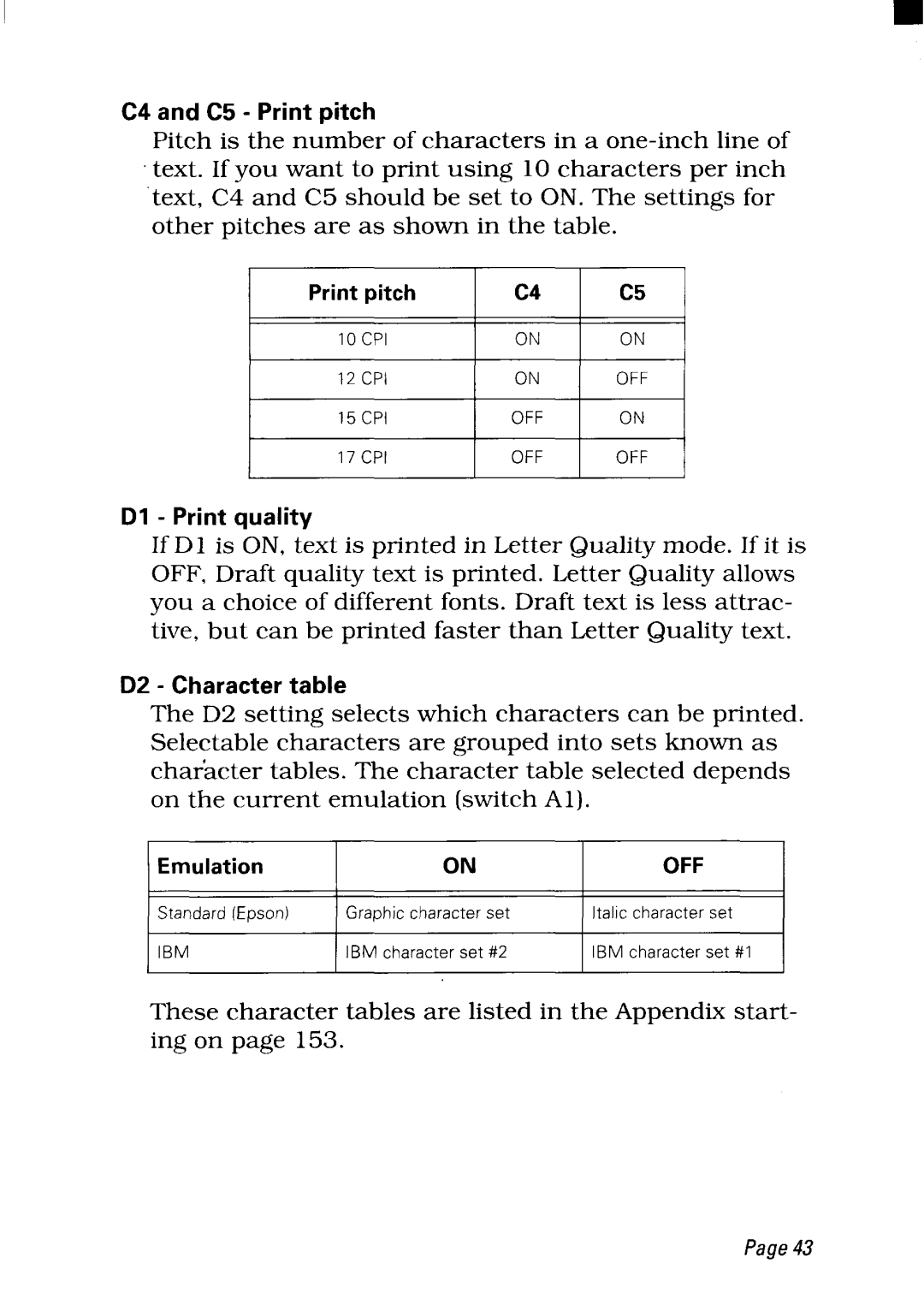 Star Micronics NX-2450 manual 