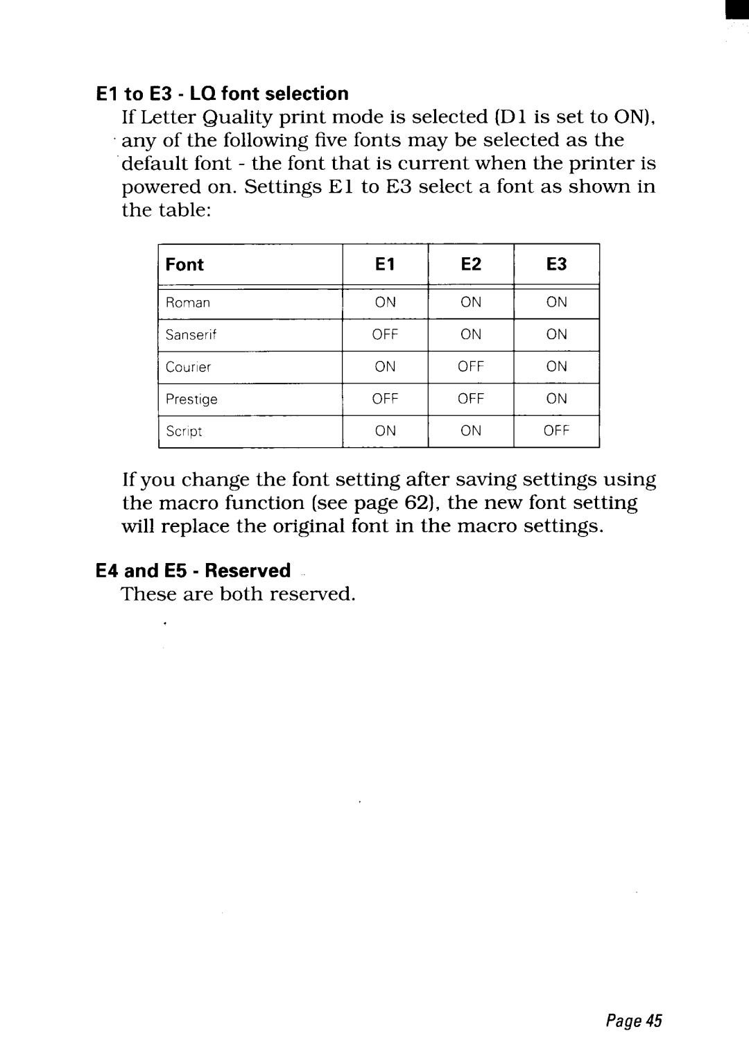 Star Micronics NX-2450 manual 