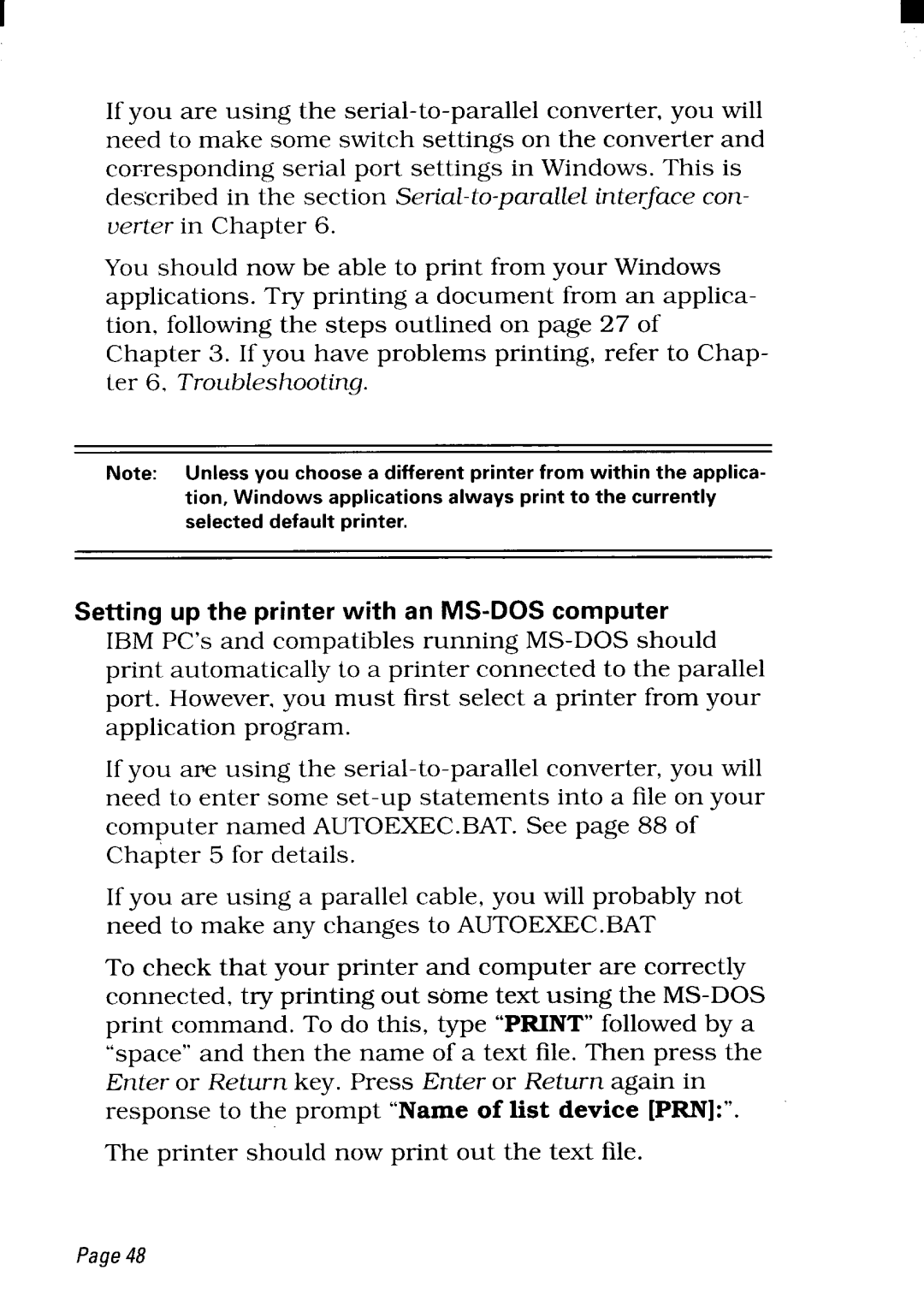 Star Micronics NX-2450 manual 