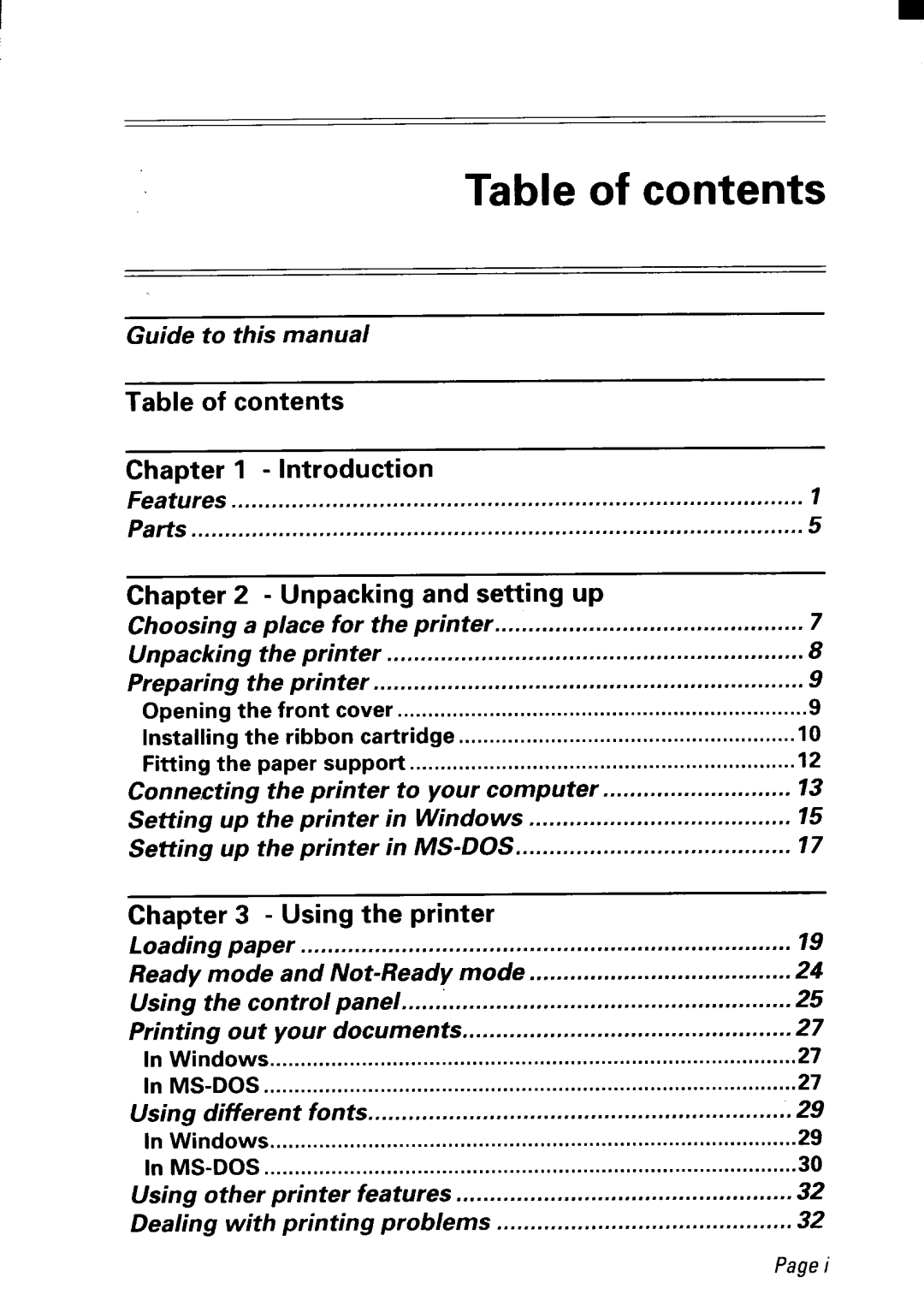 Star Micronics NX-2450 manual 