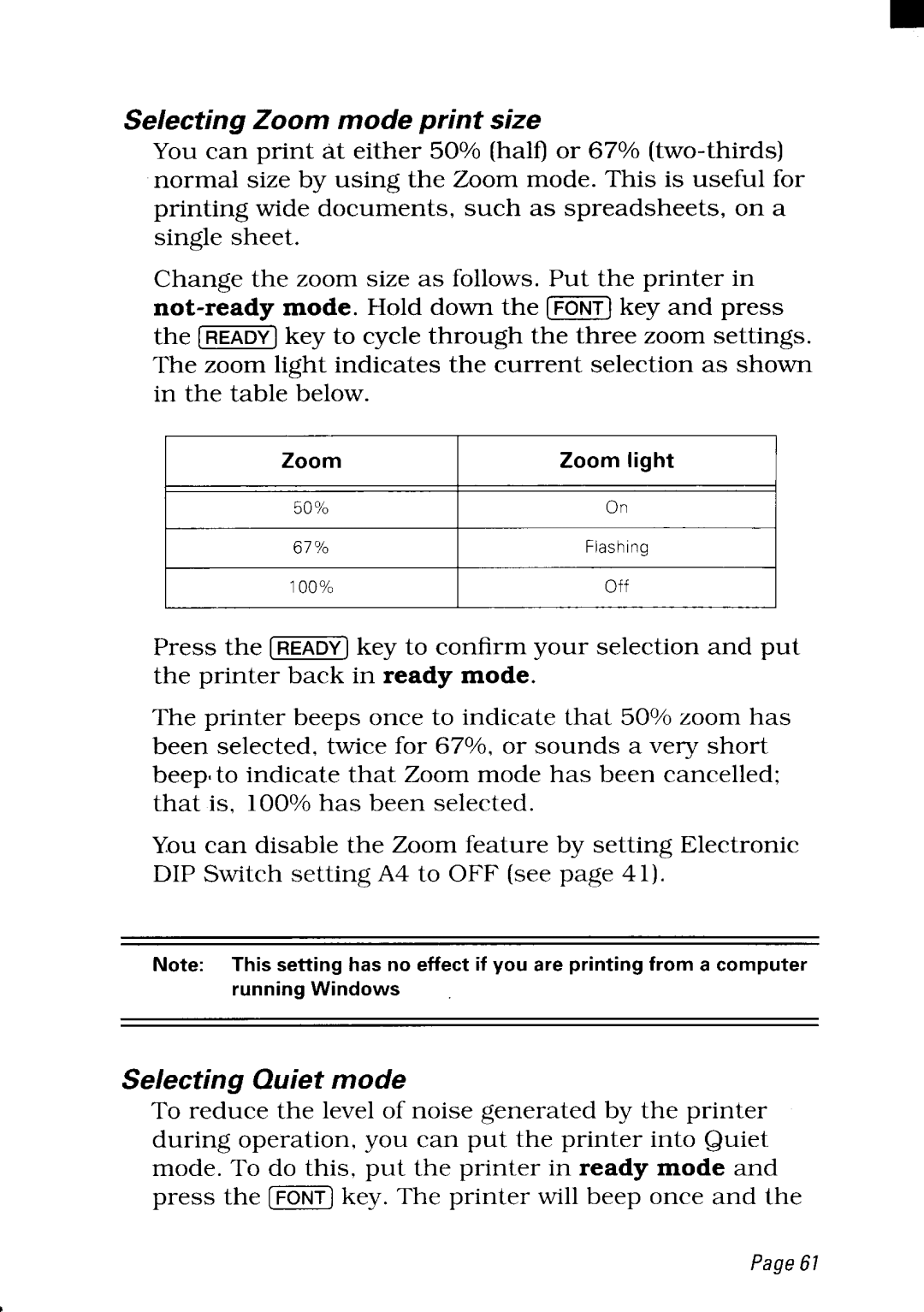 Star Micronics NX-2450 manual 10o 