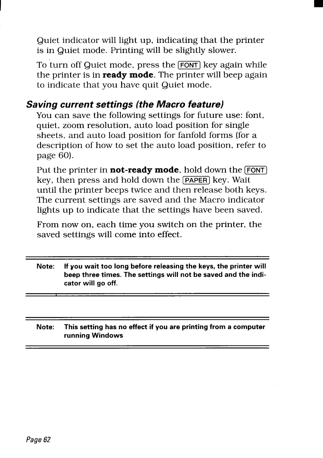 Star Micronics NX-2450 manual 