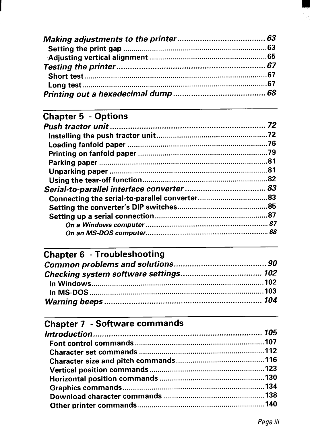 Star Micronics NX-2450 manual 