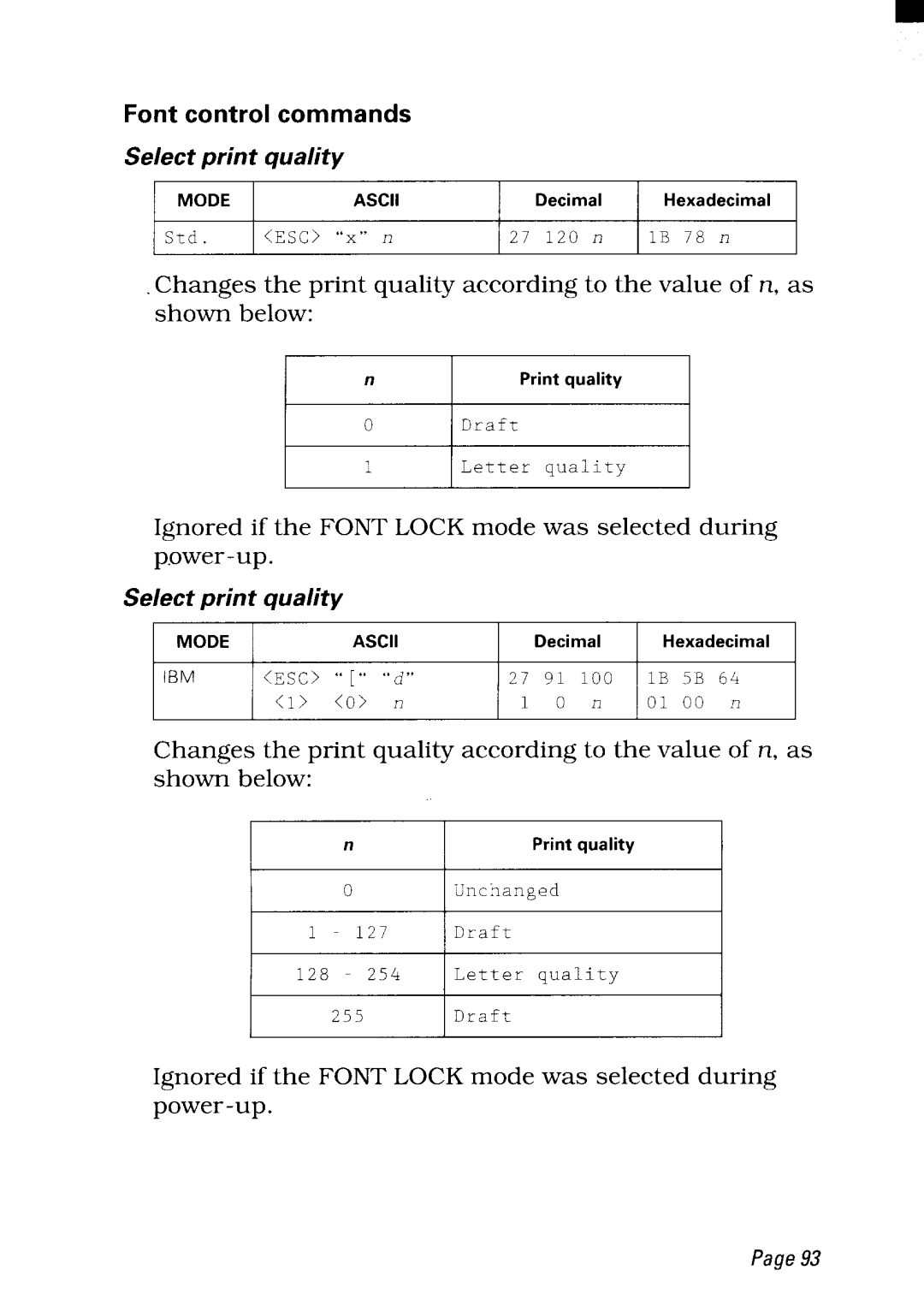 Star Micronics NX-2480 user manual Select 