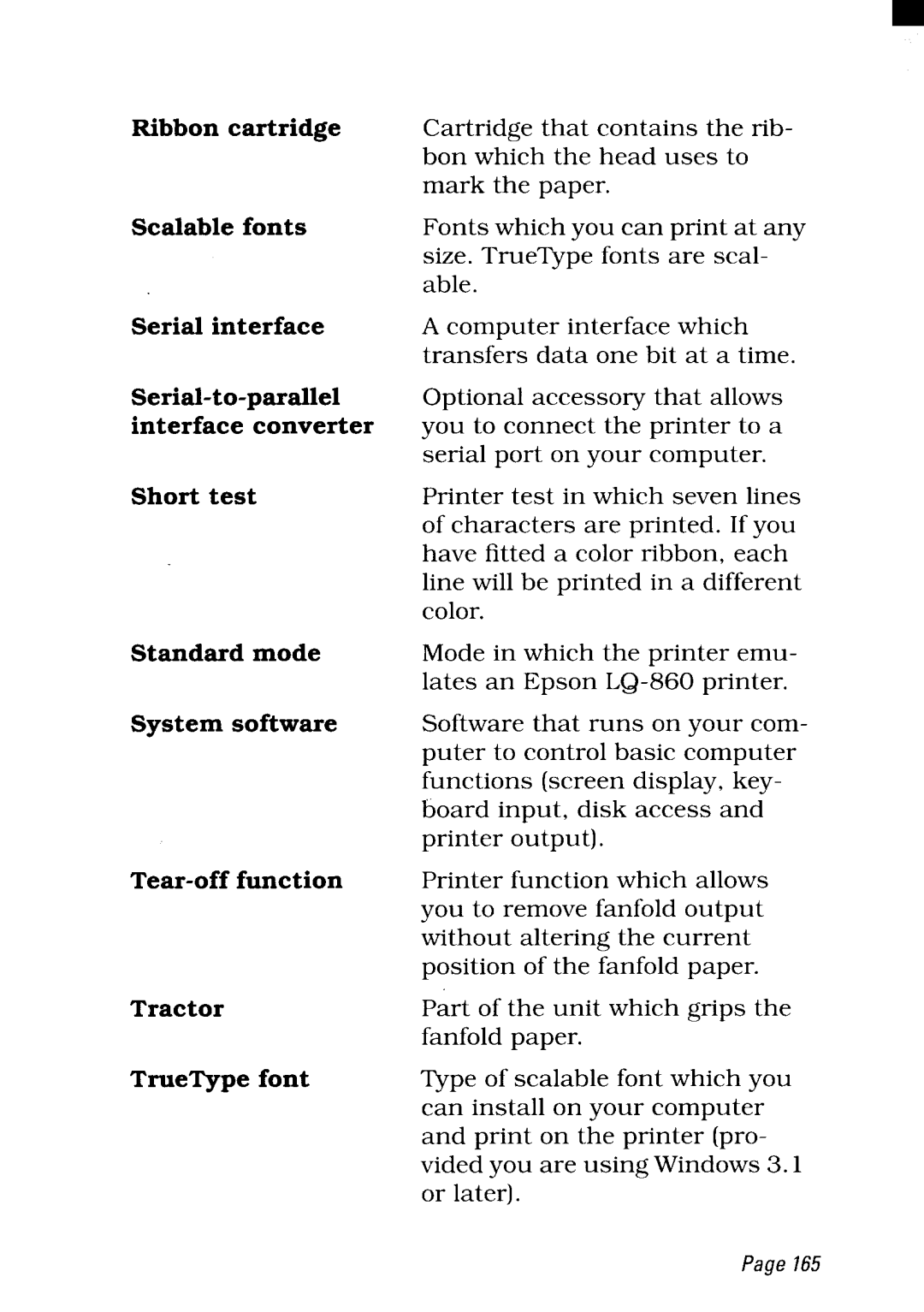 Star Micronics NX-2480 user manual 