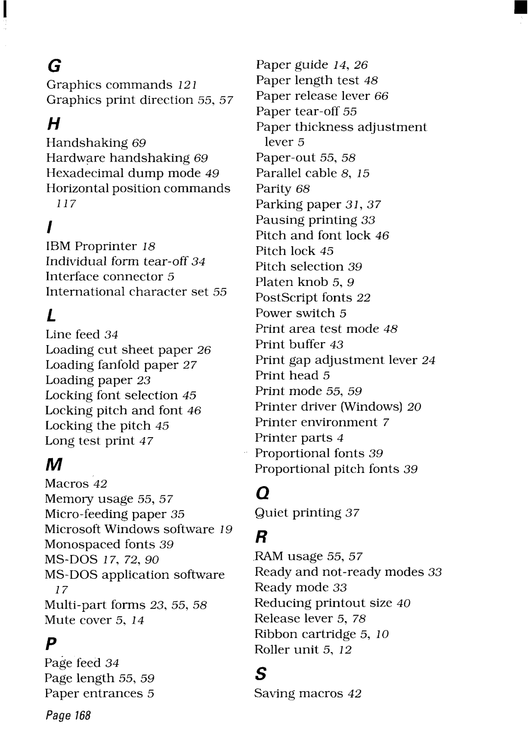 Star Micronics NX-2480 user manual 