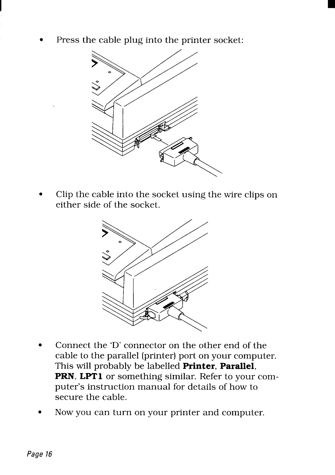 Star Micronics NX-2480 user manual Page16 