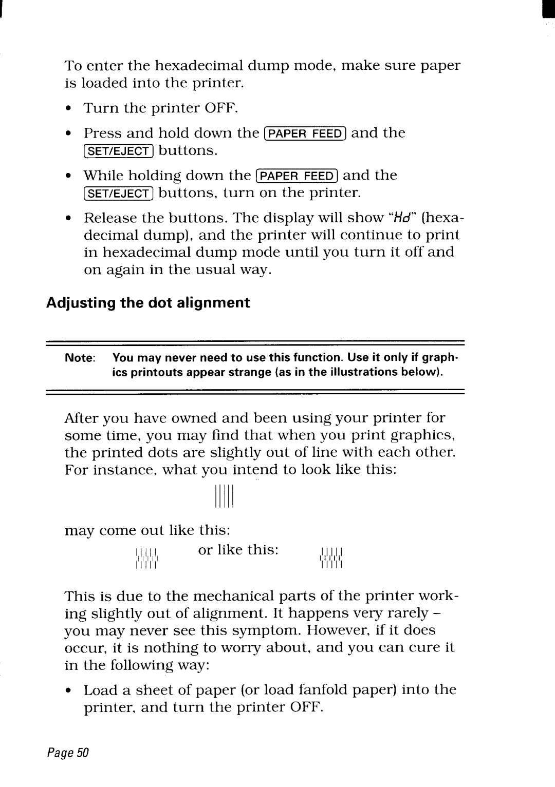 Star Micronics NX-2480 user manual Illli 