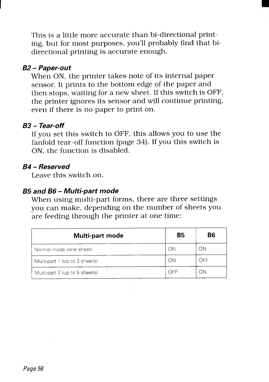 Star Micronics NX-2480 user manual 